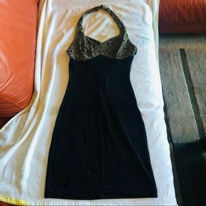 Backless halter mini dress by All That Jazz size M